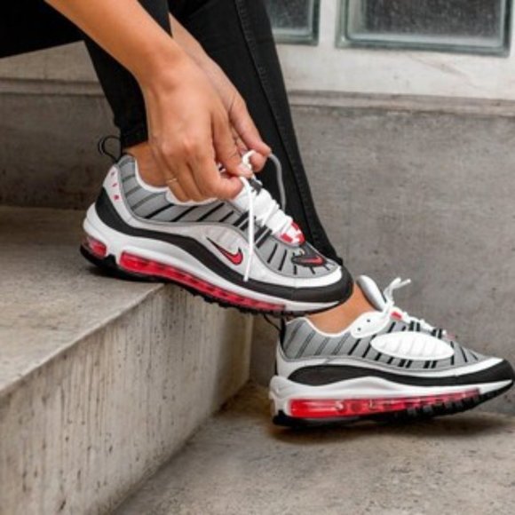 Nike Air Max 98 Solar Red size 8.5 womens - Picture 2 of 8